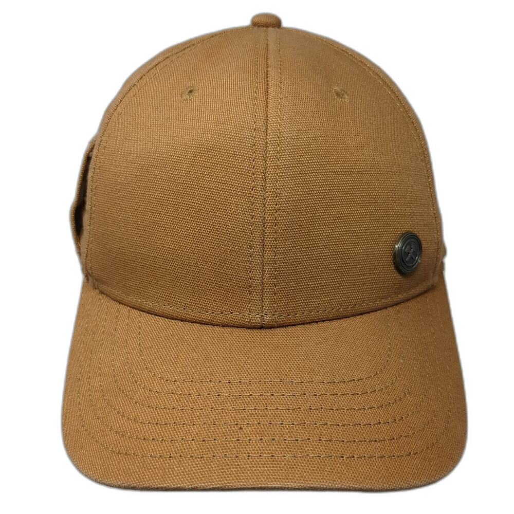 George Baseball Cap Brown One Size Side Pocket Button Detail Strapback Hat